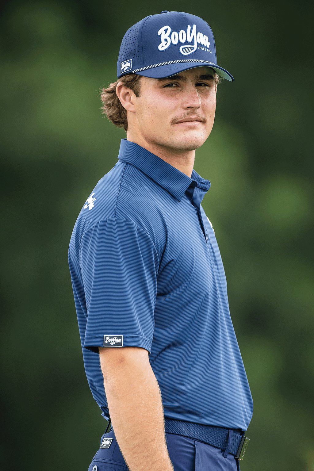 BooYaa Vintage Golf Polo – Oxford Navy
