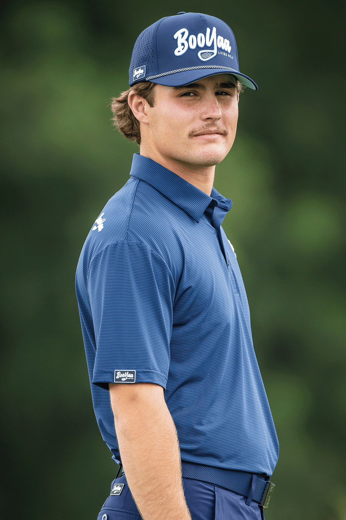 BooYaa Vintage Golf Polo – Oxford Navy