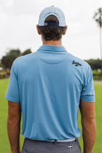 BooYaa Vintage Golf Polo – Pinehurst Light Blue