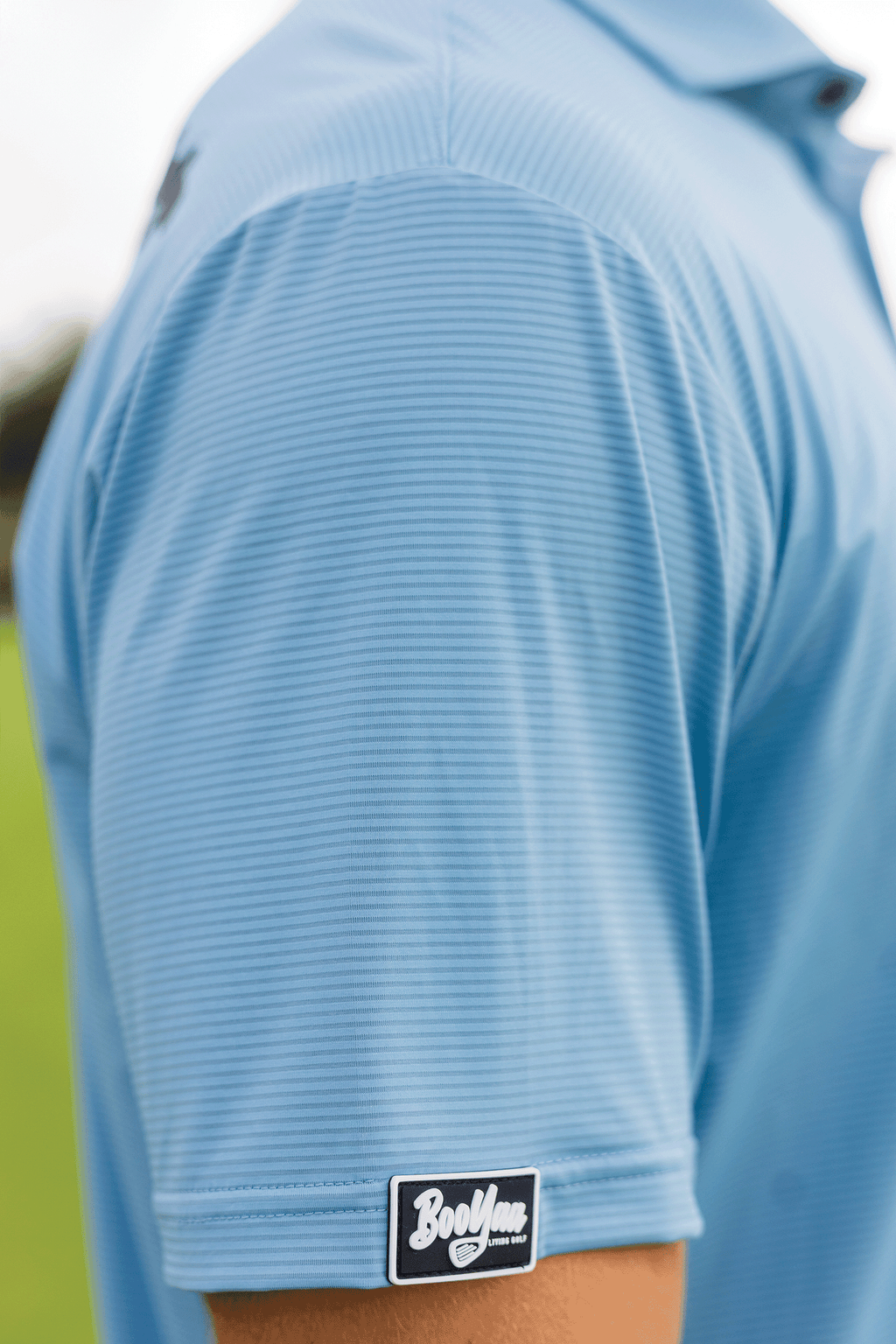 BooYaa Vintage Golf Polo – Pinehurst Light Blue