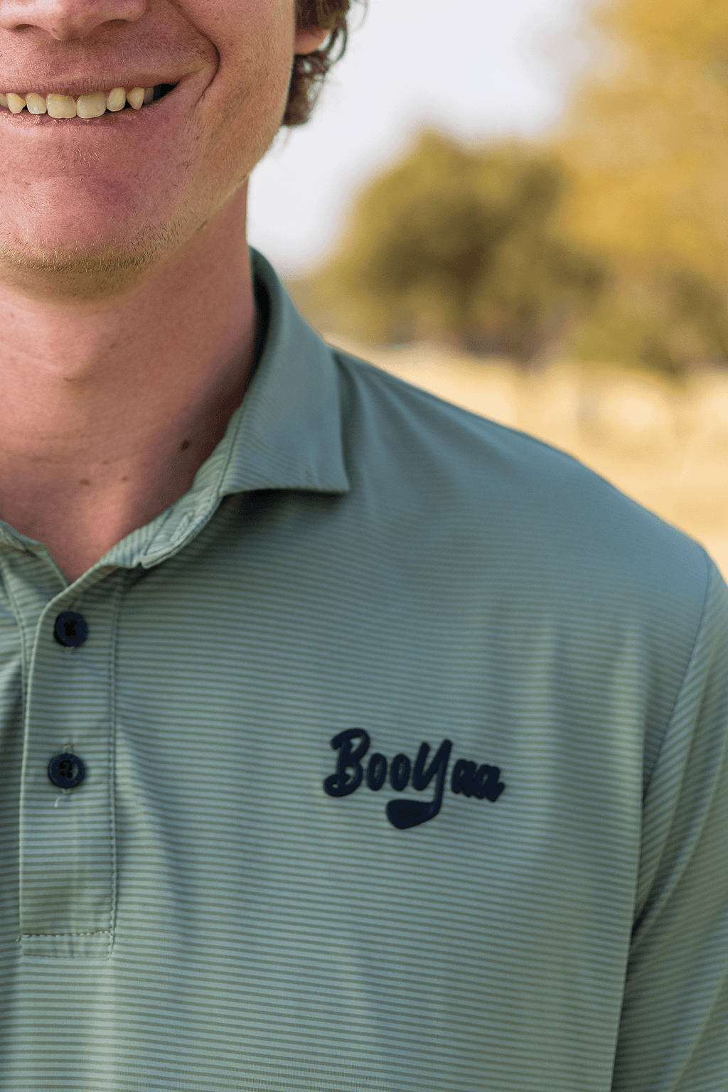 BooYaa Vintage Golf Polo – Army Sage Green
