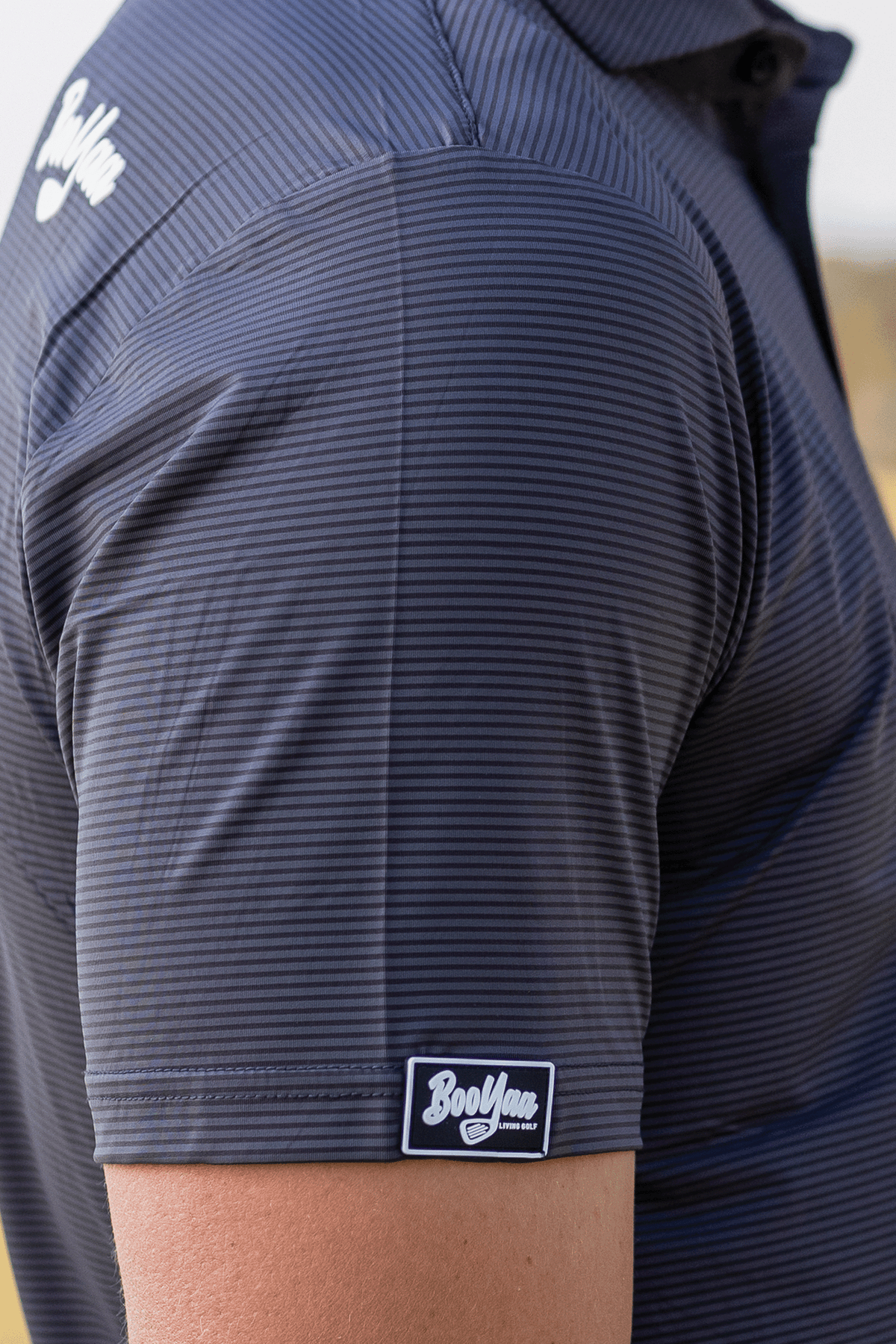 BooYaa Vintage Golf Polo – Americano Gray
