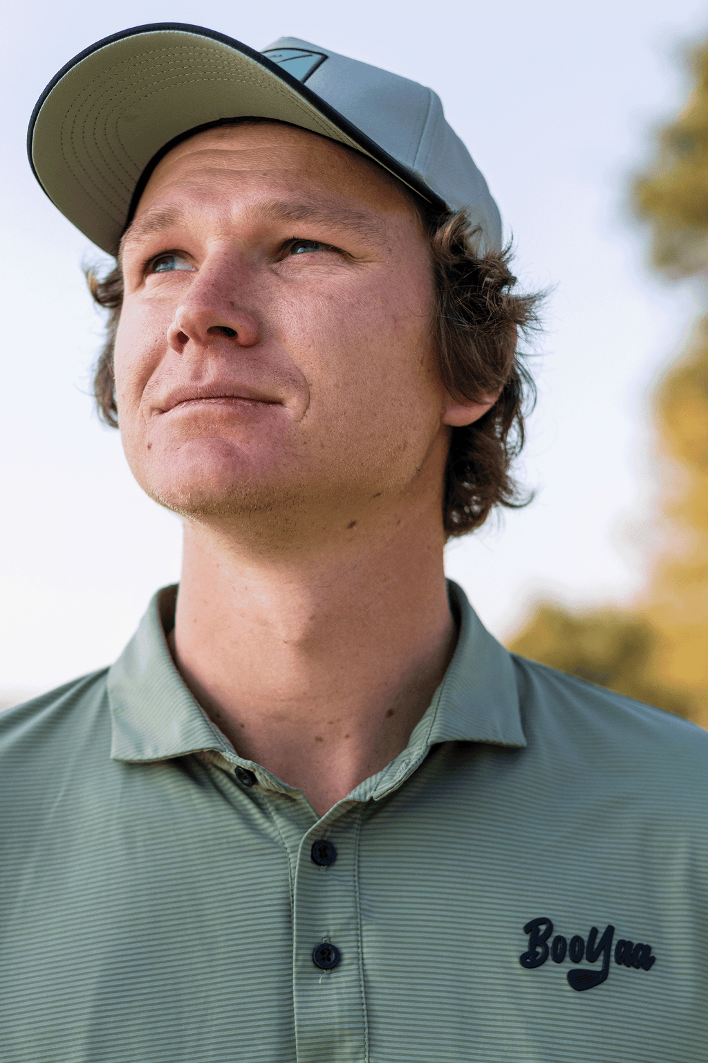 BooYaa Vintage Golf Polo – Army Sage Green
