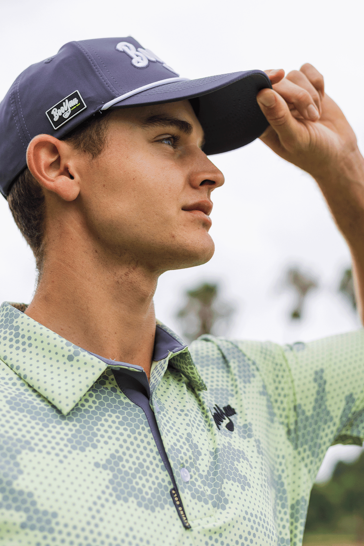 BooYaa Premium Golf Polo – Honeyflage Camo
