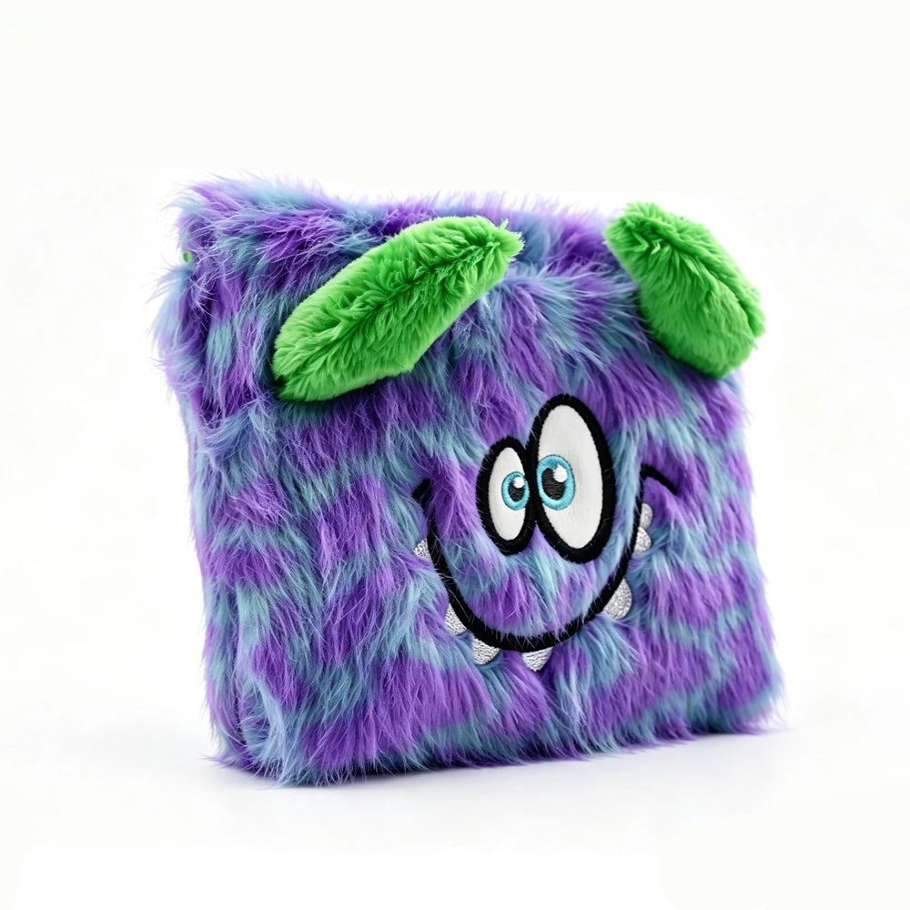 Monster Mallet Putter Cover – Purple & Green