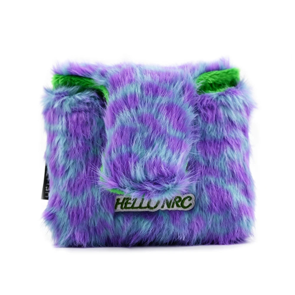 Monster Mallet Putter Cover – Purple & Green