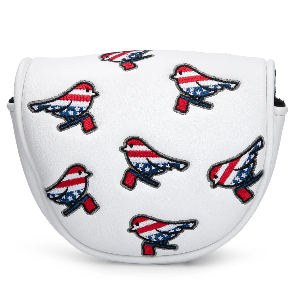 Birdie Mallet Putter Cover – White