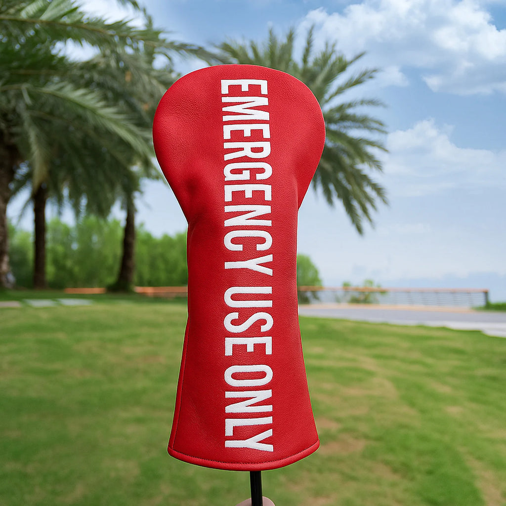 Emergency Use Only Headcover – Red