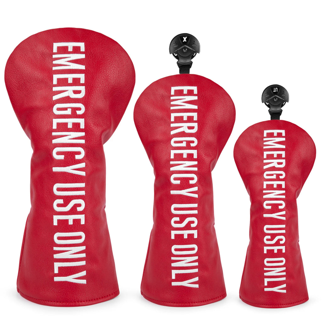 Emergency Use Only Headcover – Red