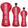 Emergency Use Only Headcover – Red