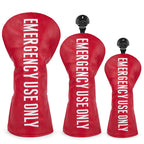 Emergency Use Only Headcover – Red