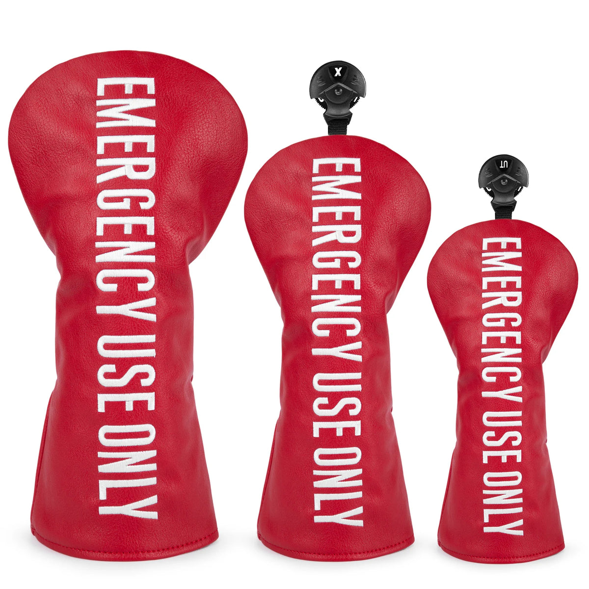Emergency Use Only Headcover – Red