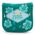 Don't 3-Putt Mallet Putter Cover – White