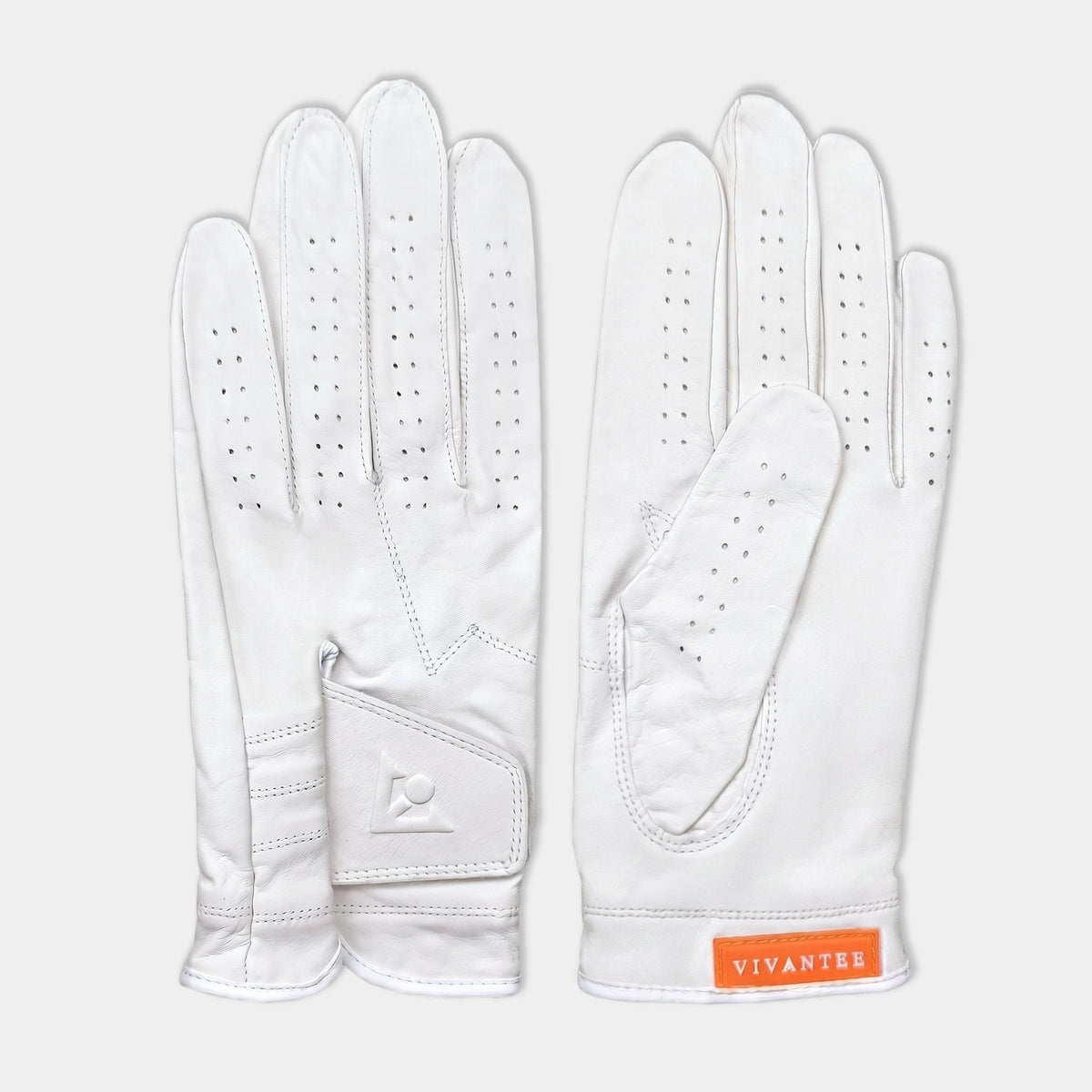 Pure White Men's Golf Glove