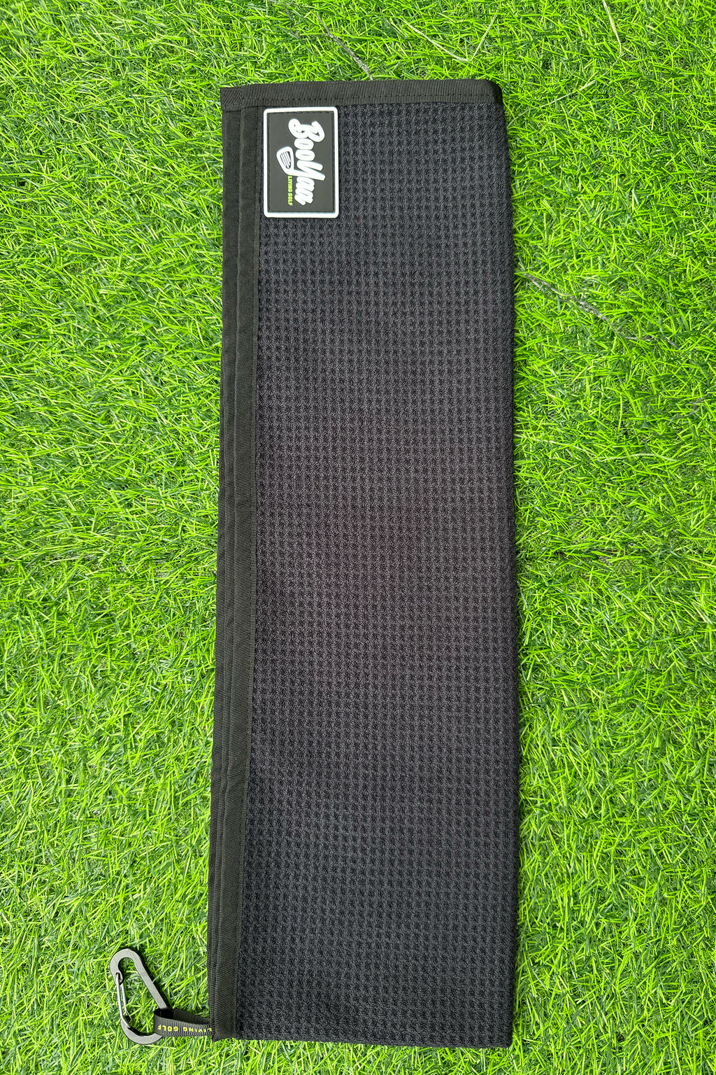 BooYaa Waffle Golf Towel – Black